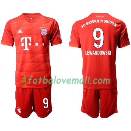 Levné FC Bayern Mnichov LEWANDOWSKI 9 Dětské Domácí Fotbalové dresy 2019/20 Krátký Rukáv